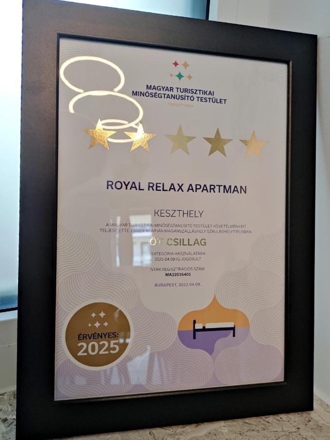 Royal Relax Apartman ケストヘイ エクステリア 写真